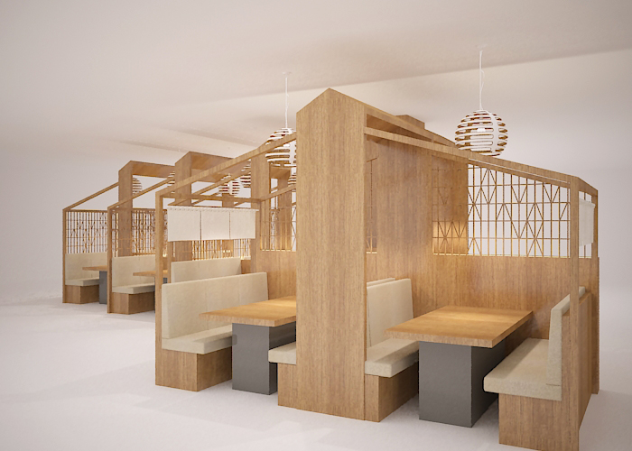 Tajimaya Booth Seating
