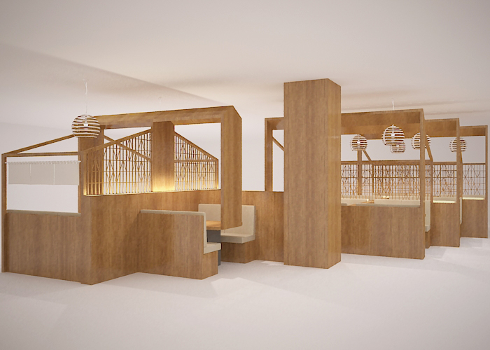 Tajimaya Booth Seating